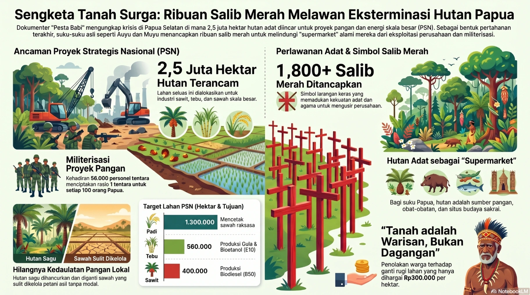 Pesta Babi : Salib Merah dan Hutan yang Hilang Menyelamatkan Peradaban di Ujung Timur