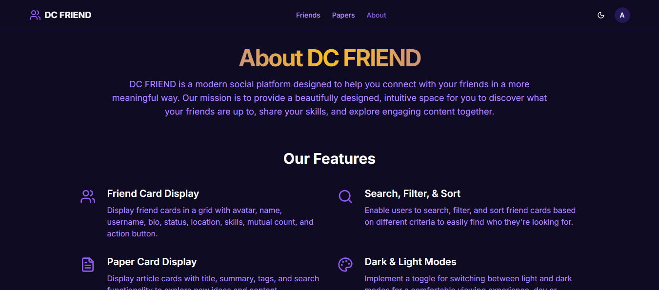 DC MUTUAL FRIEND